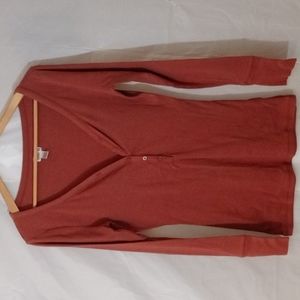 Women's Burnt Orange Long Sleeve Tee
